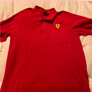 Ferrari Scarlet Polo Shirt for Men